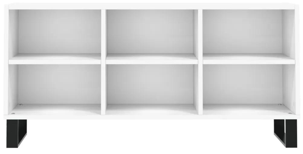 Armário de TV 103,5x30x50 cm derivados de madeira branco