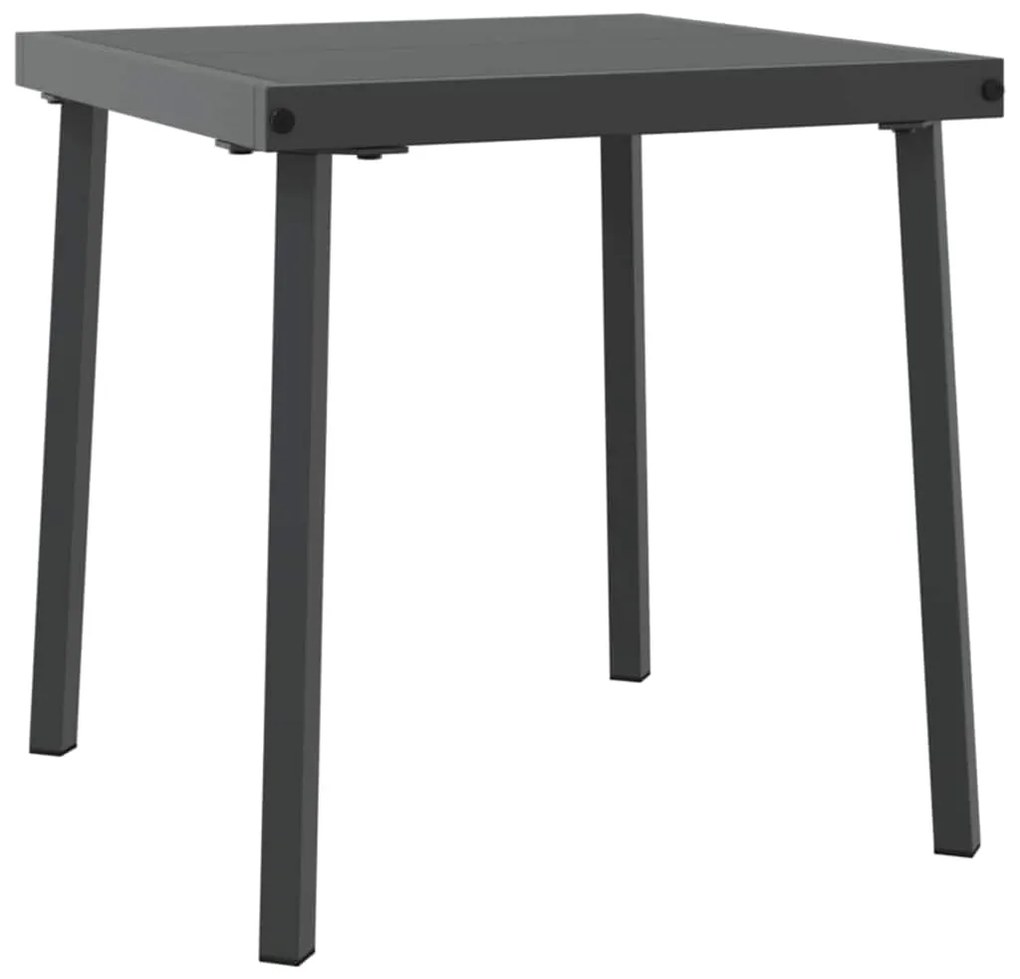 Conjuntos de espreguiçadeiras 2 pcs com rodas e mesa em rattan sintéti