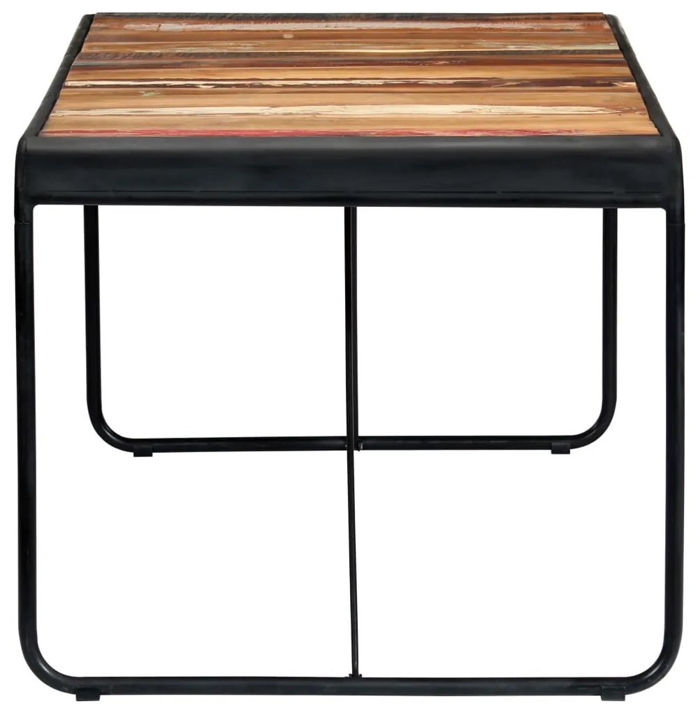 Mesa de jantar 180x90x76 cm madeira recuperada maciça