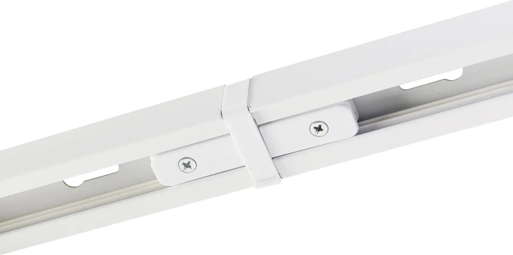 Sistema de iluminação de trilho inteligente com 6 focos brancos monofásicos 200cm - Iconic Jeana