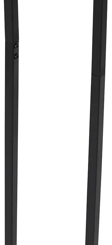 Candeeiro de pé moderno preto - Balenco Wazo