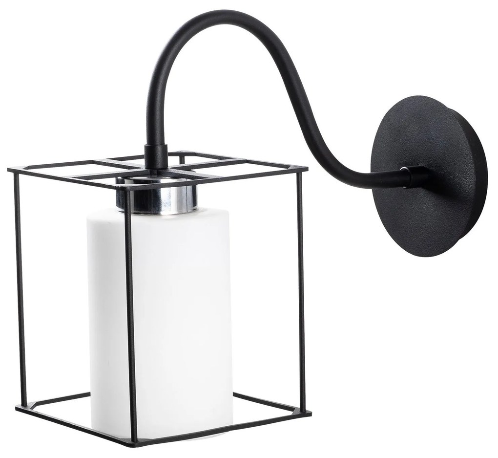 Candeeiro de Parede Swank – Preto – 15 x 33 x 28 cm