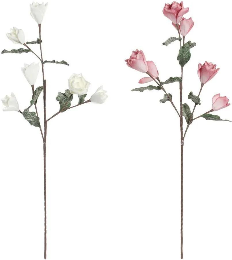 Ramalhetes DKD Home Decor Branco Cor de Rosa EVA (Acetato Vinílico Etileno) (2 pcs)