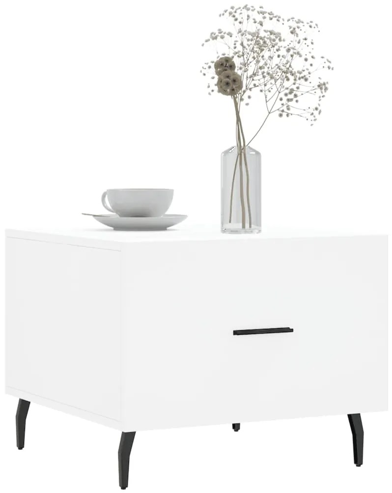 Mesa de centro 50x50x40 cm derivados de madeira branco