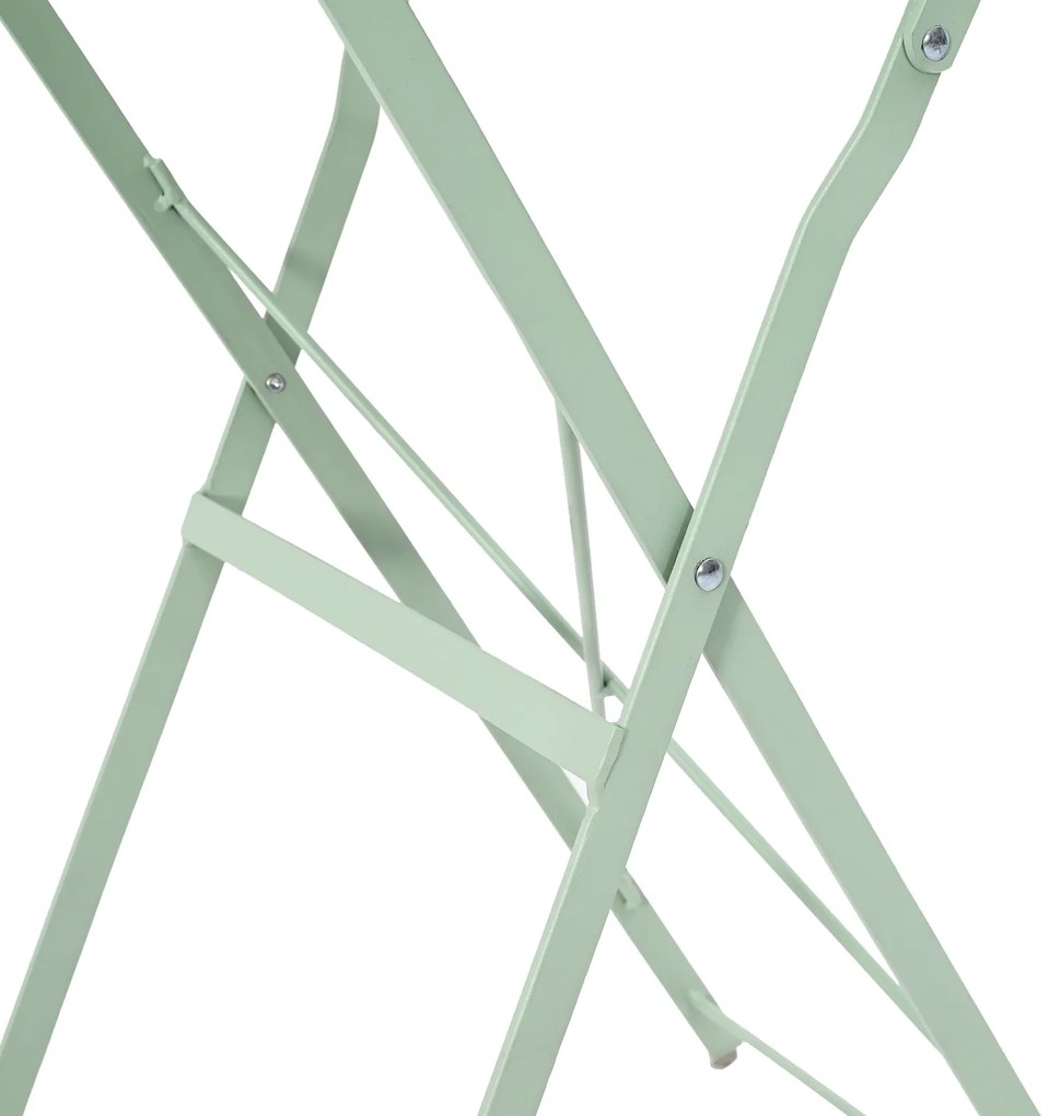 Mesa de Jardim Dobrável Light Mint Ø50x71 cm Aço