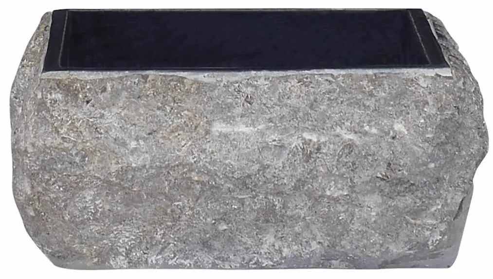 Lavatório 30x30x13 cm mármore preto