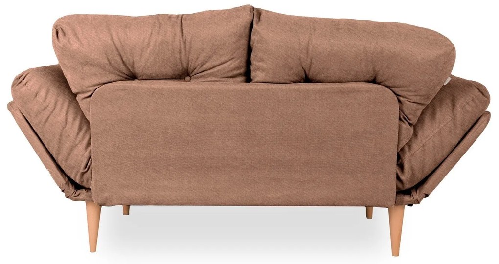 Mesa de Centro Selin Metal Ferforje – Nogueira e Preto – 90x90x38 cm