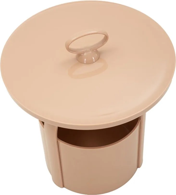 MESA DE APOIO IRIS Ø 44X43 CM ROSA