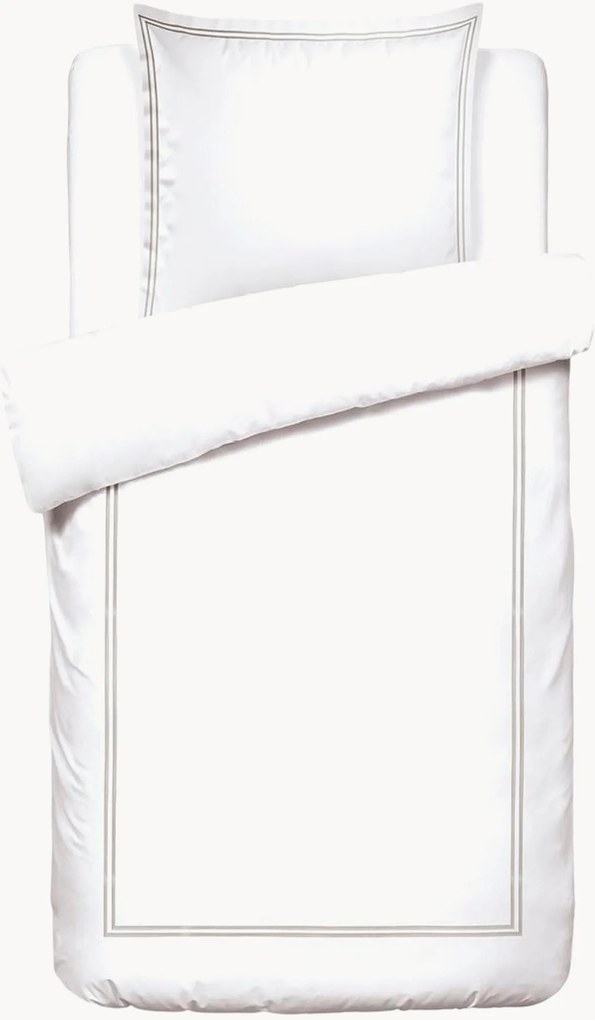 Conjunto de roupa de cama em cetim de algodão Paris, vários tamanhos