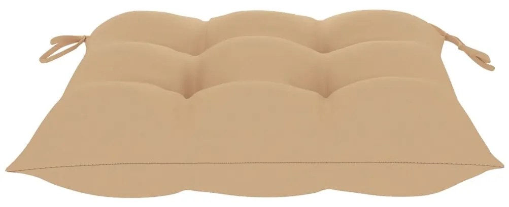 Cadeiras de jardim dobráveis 8 pcs c/ almofadões acácia maciça