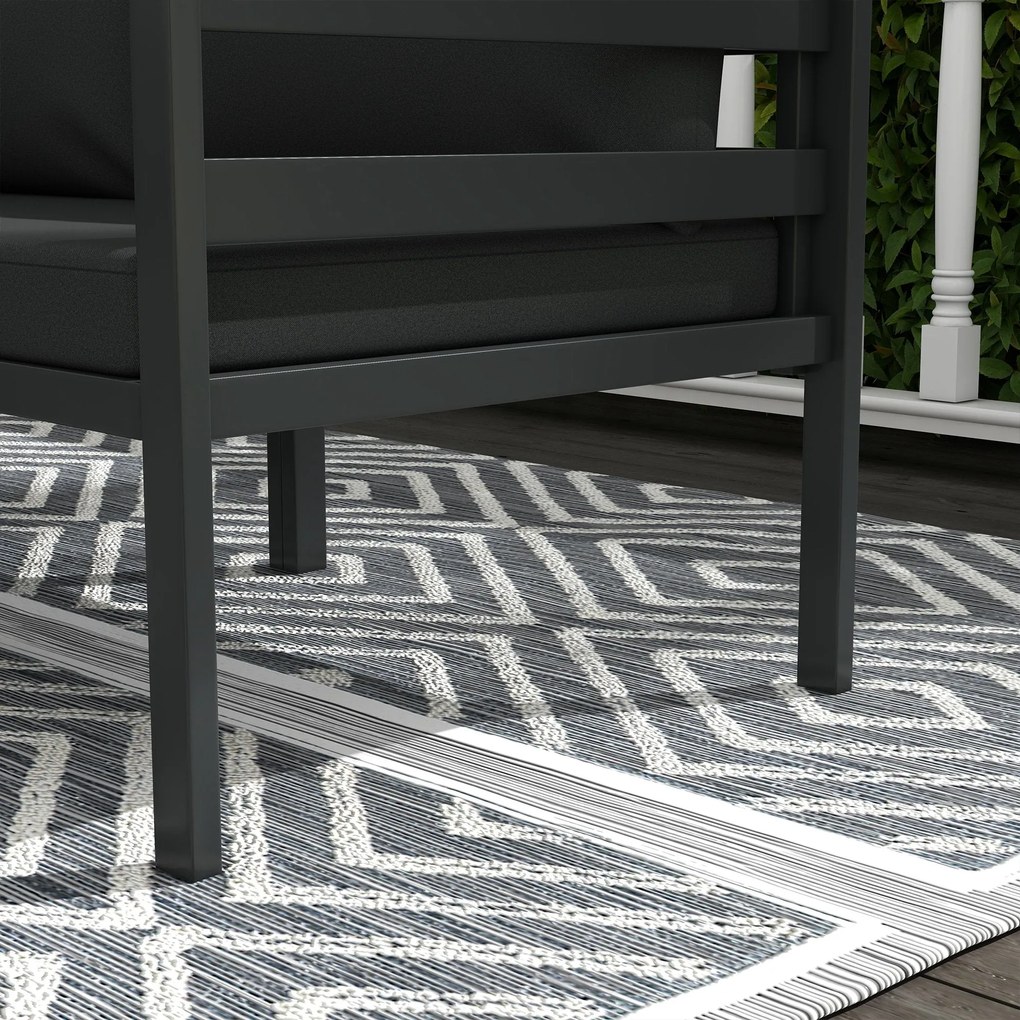 Conjunto de Móveis de Jardim 7 Peças Conjunto de Móveis de Terraço Inc