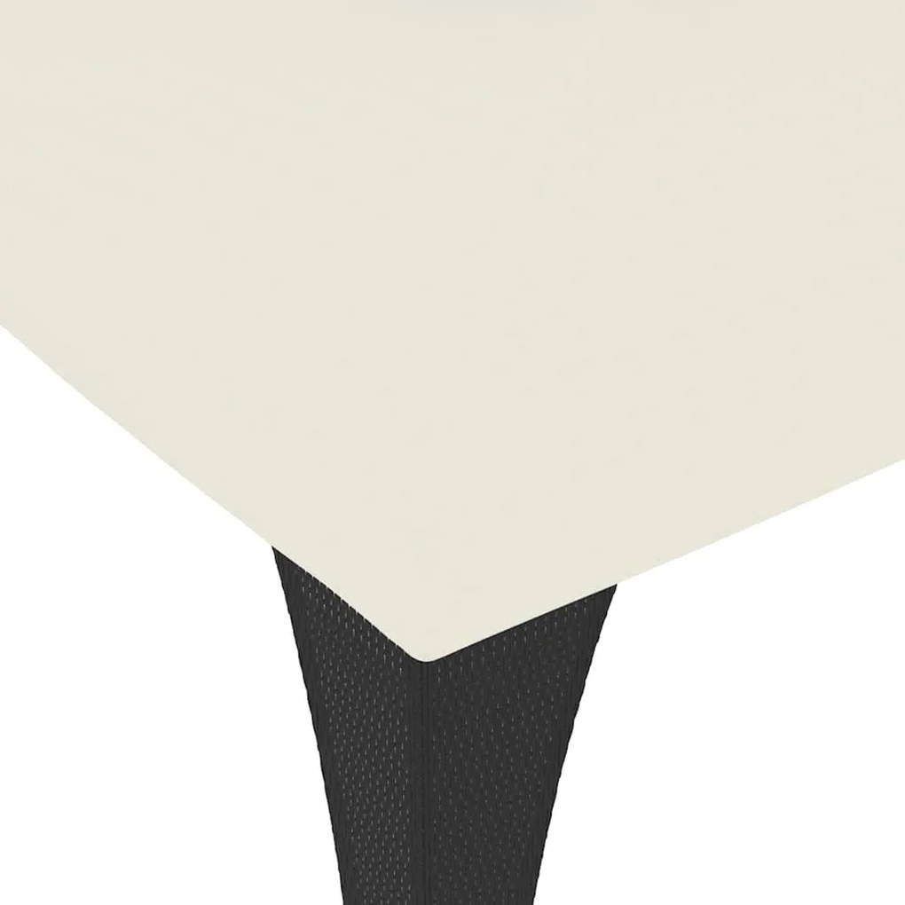 Gazebo com telhado duplo 3,98x2,98 m aço creme