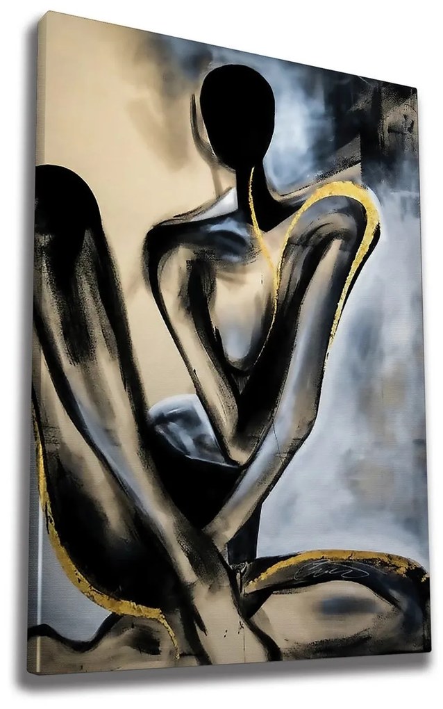 Pintura Decorativa em Tela WY210 – Multicolor – 50 x 70 cm