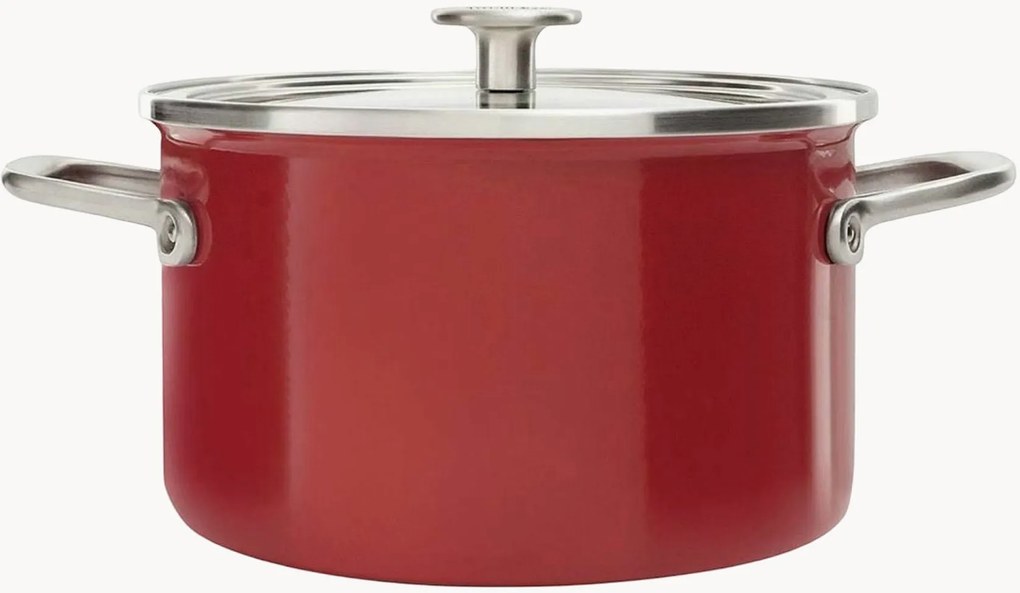 Panela com revestimento antiaderente com tampa Core Enamel