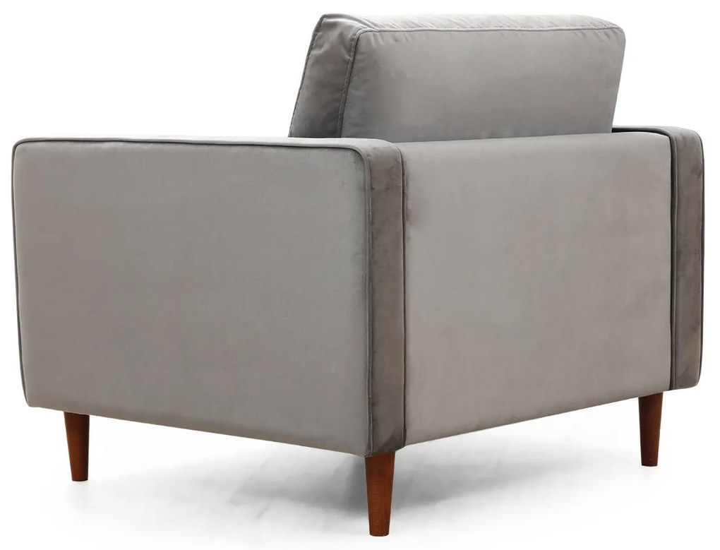 Cadeira Wing Rome – Cinza Claro – 105x85x90 cm