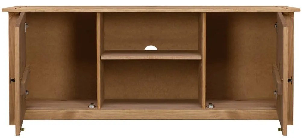 Móvel de TV 120x40x50 cm madeira de pinho maciça Panama