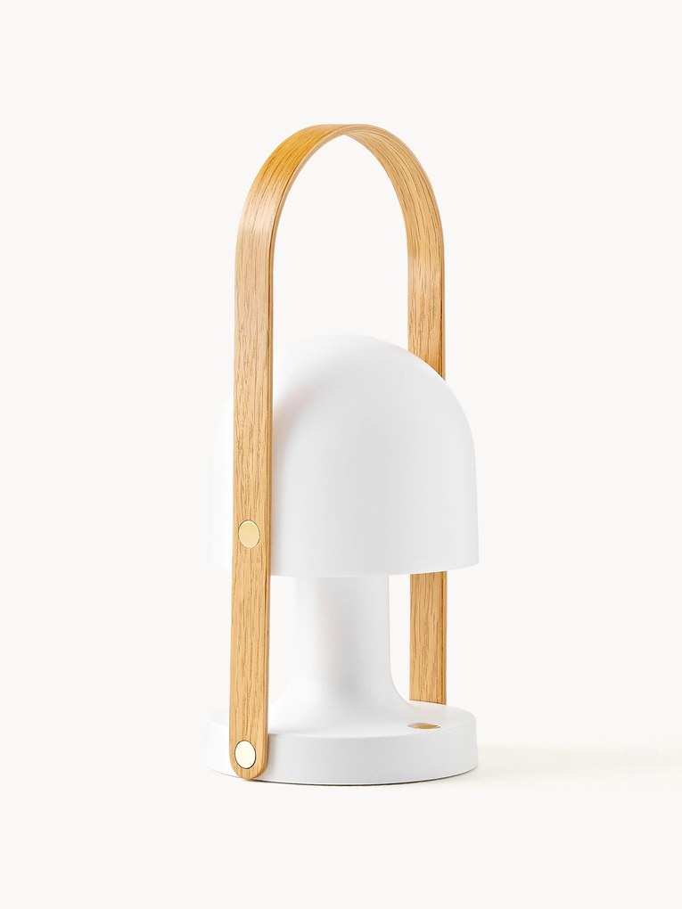 Candeeiro de mesa LED portátil e regulável Followme, com abajur regulável