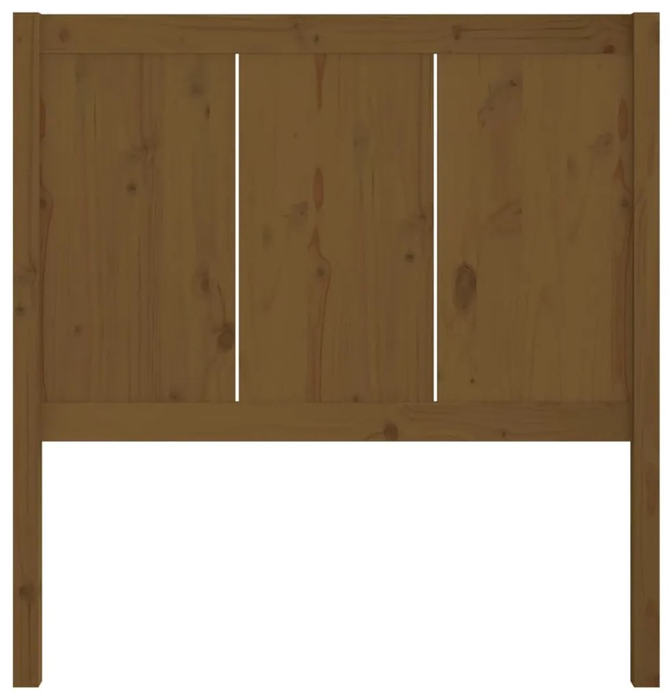 Cabeceira de cama 105,5x4x100 cm pinho maciço castanho mel