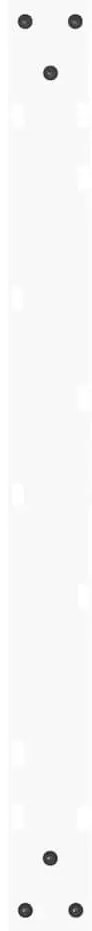 Pés para mesa de centro em V 2 peças Branco 70x(42-43,3) cm Aço