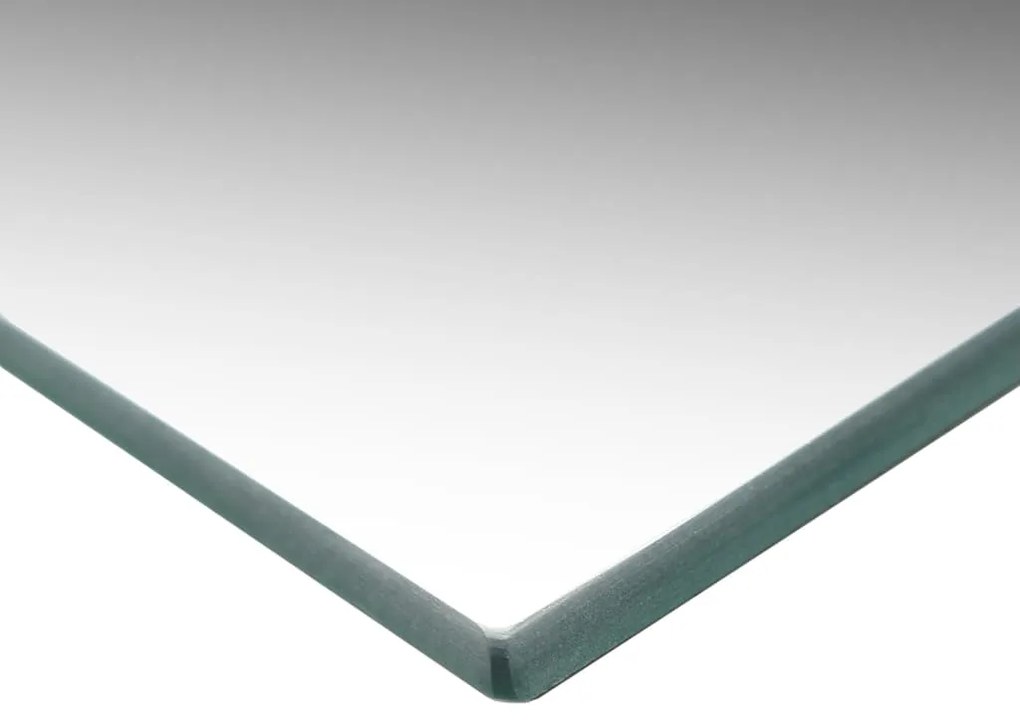 Espelhos de parede 2 pcs 50x50 cm vidro quadrado