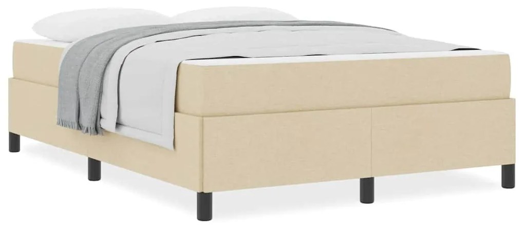 Cama Box Creme, Preto 140 x 190 cm