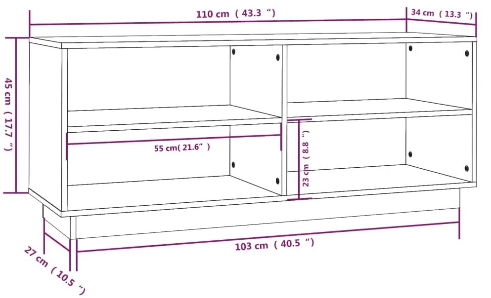 Sapateira Madrid - Com 4 Compartimentos e Banco - Cor Preto - 110x34x4