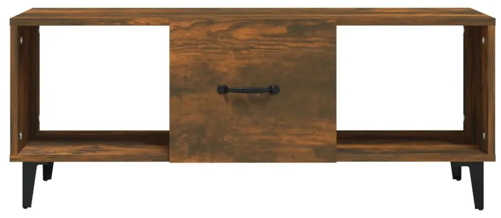 Mesa de centro 102x50x40 cm madeira processada carvalho fumado