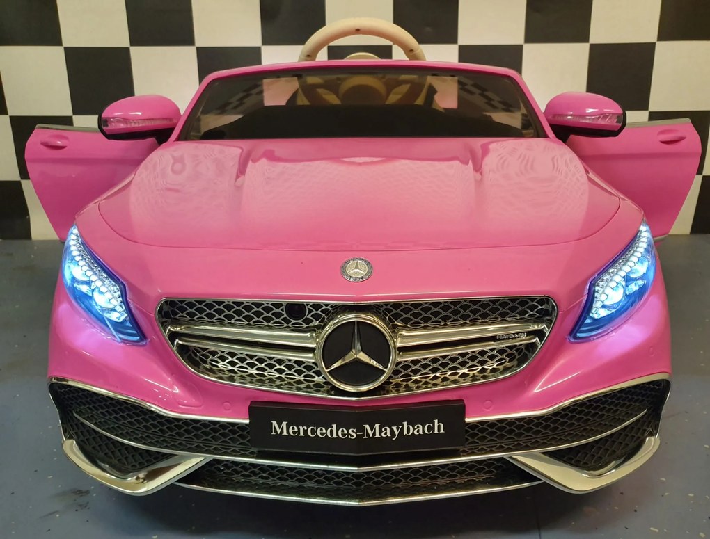 Carro infantil eléctrico Mercedes Maybach S650 12V Rosa