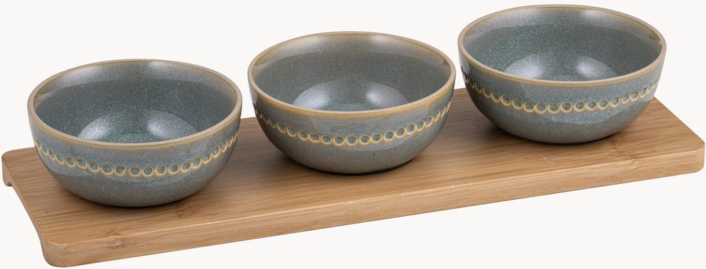 Taças para molhos com tabuleiro Cameo, conjunto de 4