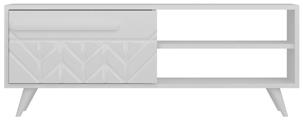 Móvel TV Venedik – Branco – 120 cm x 43,7 cm x 29,5 cm