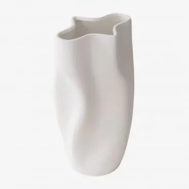 Vaso em Cerâmica Varteni Branco - Sklum