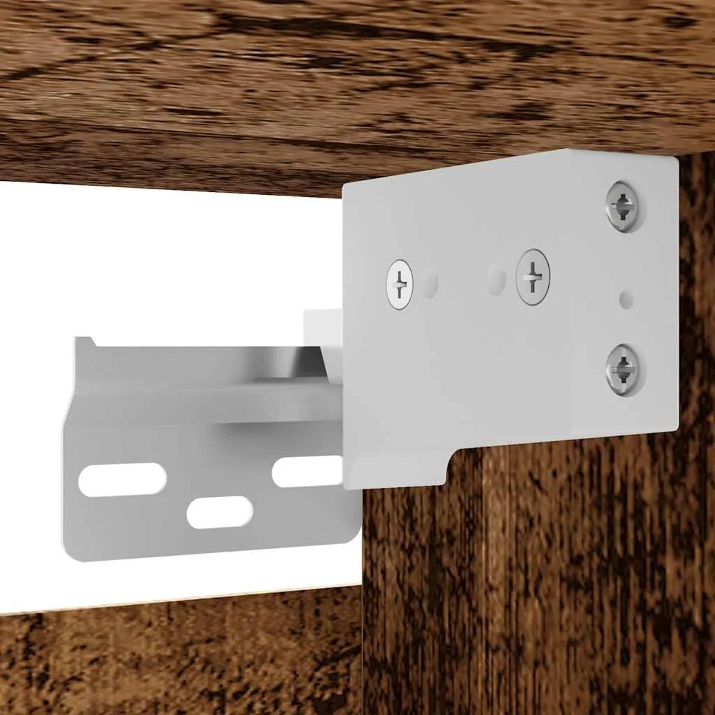 Móvel de TV de parede 2 pcs 30,5x30x30 cm madeira velha