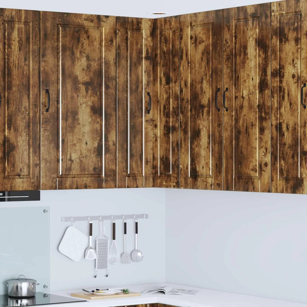 vidaXL Armário de Cozinha com porta Carvalho Defumado 57 x 57 x 100 cm