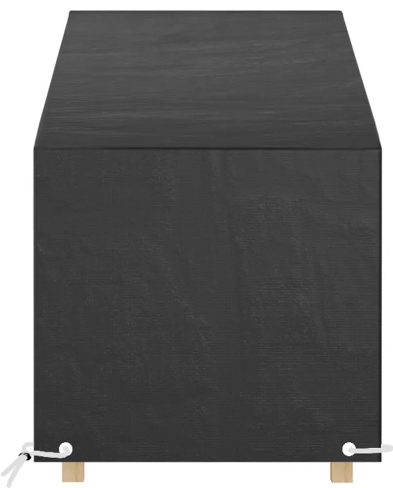 Capas p/ espreguiçadeira 2 pcs 12 ilhós 205x75x40/70 cm PE