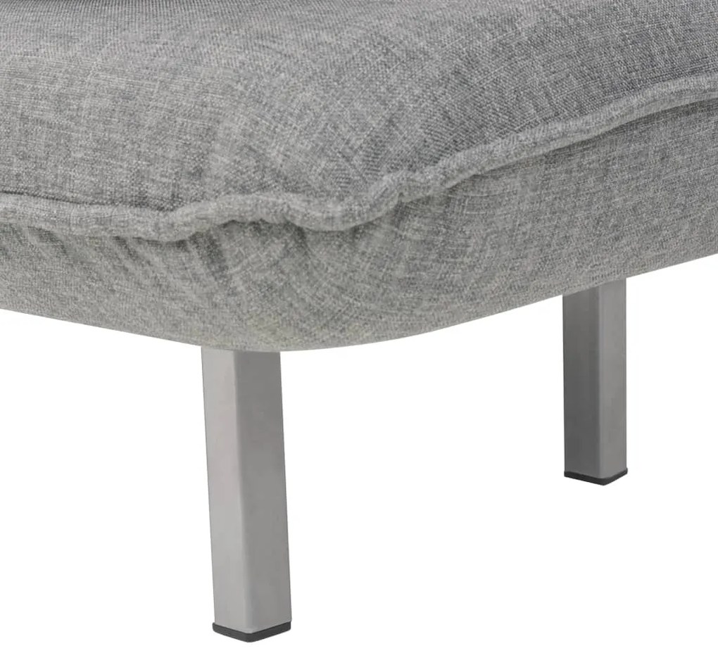 Poltrona/Cama Giratória em Tecido - Cinzento-Claro - Design Moderno
