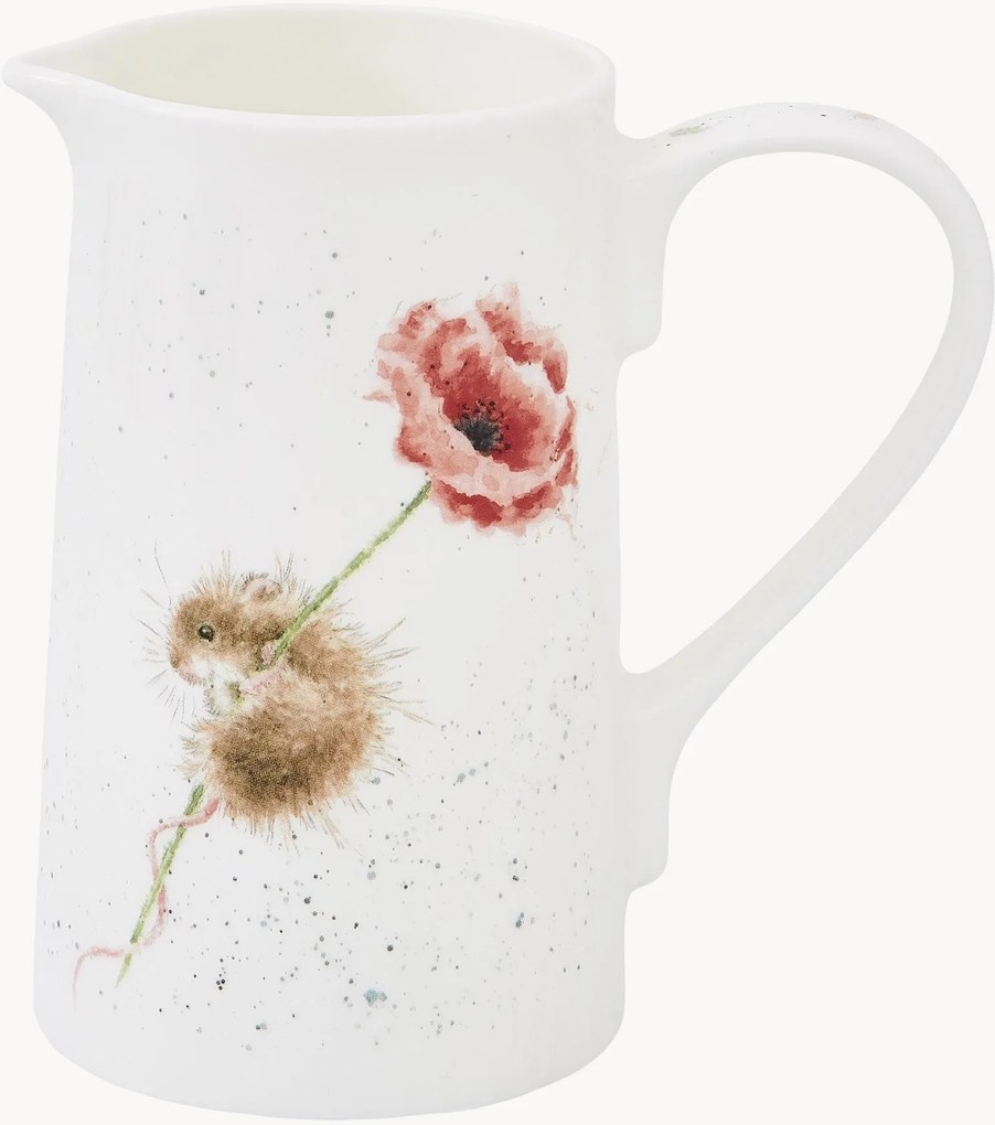 Jarro de cerveja em Fine Bone China Poppy Mouse