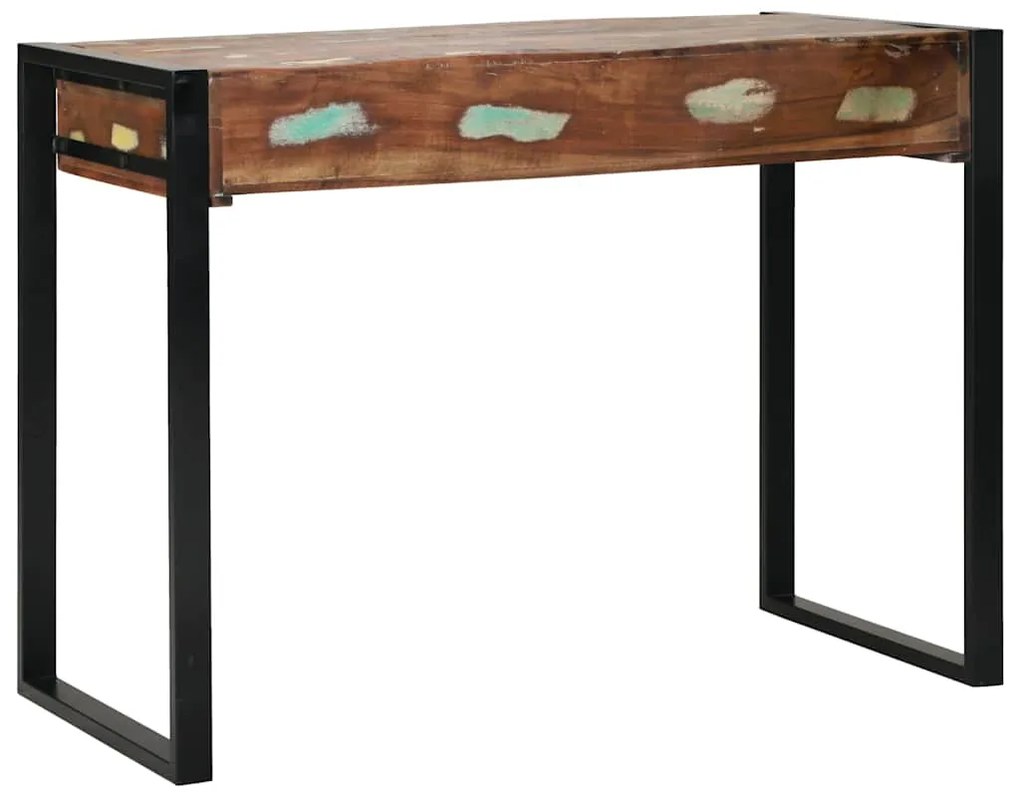 Mesa de Toucador com Espelho Multicolorida 100x50x75 cm de Madeira Rec