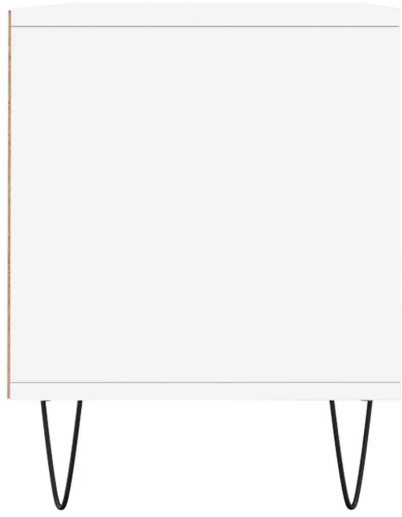 Móvel de TV - 100x34,5x44,5 cm - Derivados de Madeira - Cor Branco