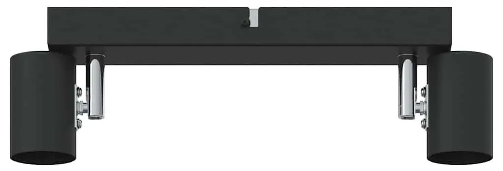 Spotlight de Teto Ajustável em Dois Sentidos Preto E27