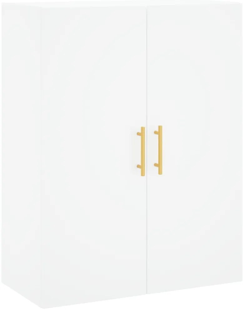Armário alto 69,5x34x180 cm derivados de madeira branco