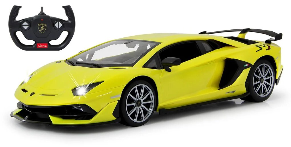 Carro telecomandado Lamborghini Aventador SVJ Performance 1:14 2,4GHz Amarelo