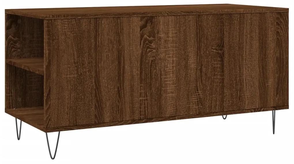 Mesa de centro derivados de madeira carvalho castanho