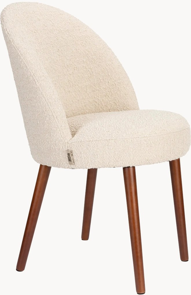 Cadeiras de jantar em bouclé Barbara, conjunto de 2