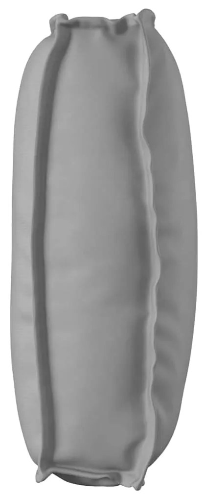 Cushion de Paletes para Assento/Costa Cinza 120x50x12 cm Tecido Oxford