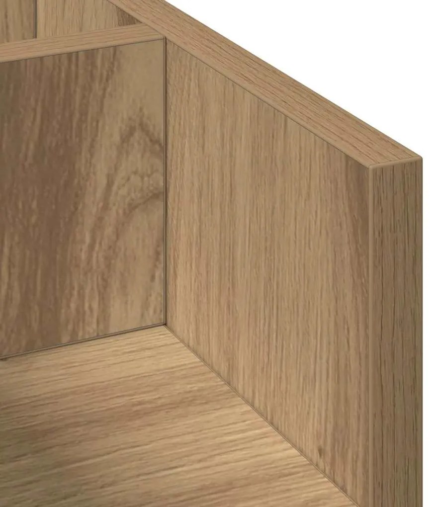 Organizador de Mesa Carvalho Artesanal 44.5x24x25 cm Madeira Engenhari