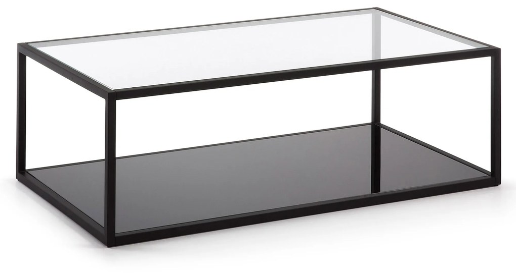 Kave Home - Mesa de centro Blackhill 110 x 60 cm preto