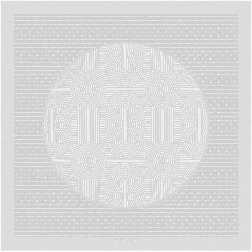 Toalha de mesa jacquard Le Cercle Blanc