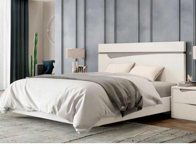 Cama IGOR (Personalizavel) - Lacado / MDF, Cinza