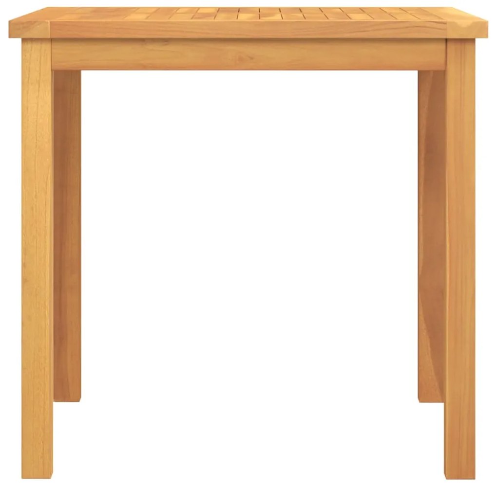 5 pcs conjunto de jantar p/ jardim madeira de teca maciça