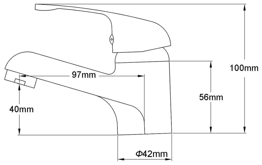 Torneiras de bidé 2 pcs cromado